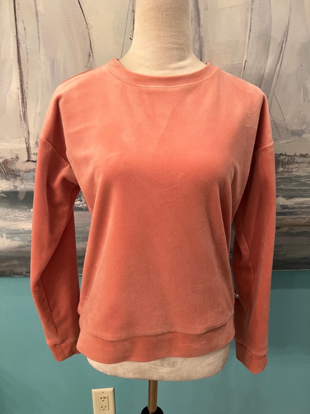 MNY Mark New York Soft Pink Sweatshirt, Small